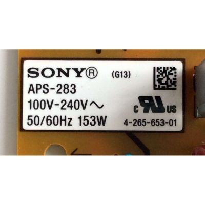 FUENTE DE PODER / SONY 1-474-297-12 / APS-283 / 1-883-775-11 / 147429712 / APS-283(CH) / PARTE SUSTITUTA 1-474-297-22 / PANEL LC320WXN (SC)(B1) / MODELOS KDL-32BX321 / KDL-32BX320 / KDL-32BX420 / KDL-32BX421 - Imagen 3